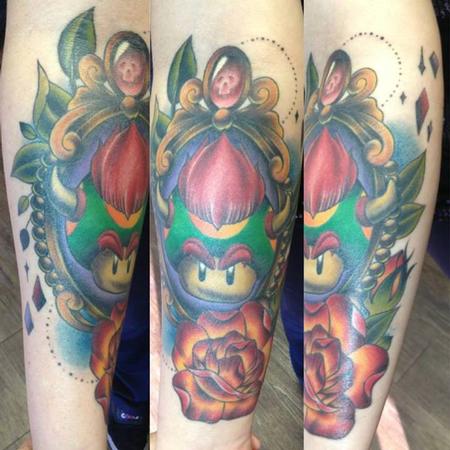 Sam Frederick - Bowser Mushroom Tattoo